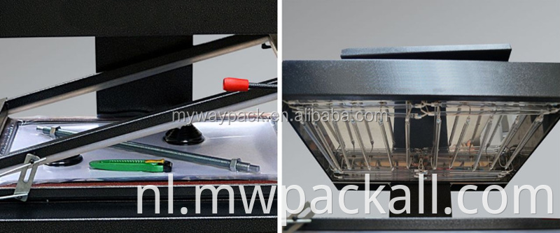 Kleine producten verpakking blisterkaart pack vacuüm huid warmte sluitmachine;